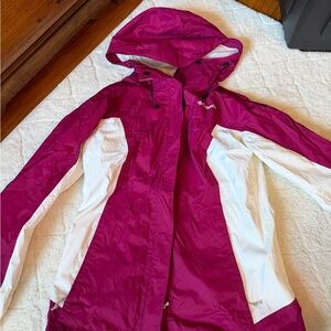 Columbia Women's Pink and White Outdoor Jacket